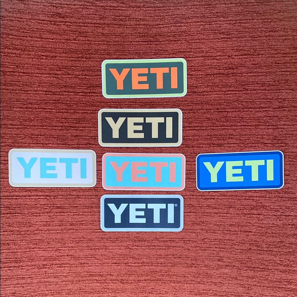 FINAL PRICE $10 NEW YETI Sticker Decal Bundle Stickers for Tumbler Lot Set